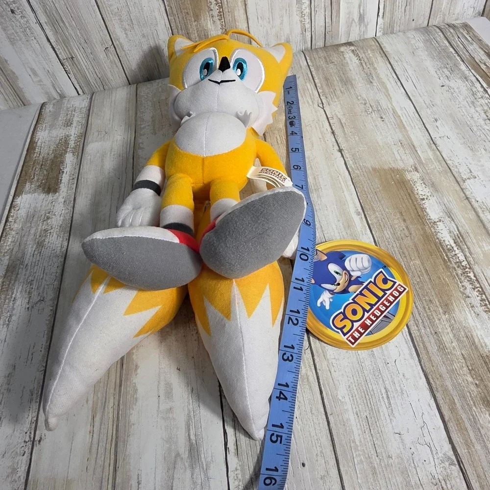 Sonic the Hedgehog Tails Plush 15 Inch Toy Factory SEGA Miles Prower New 17279